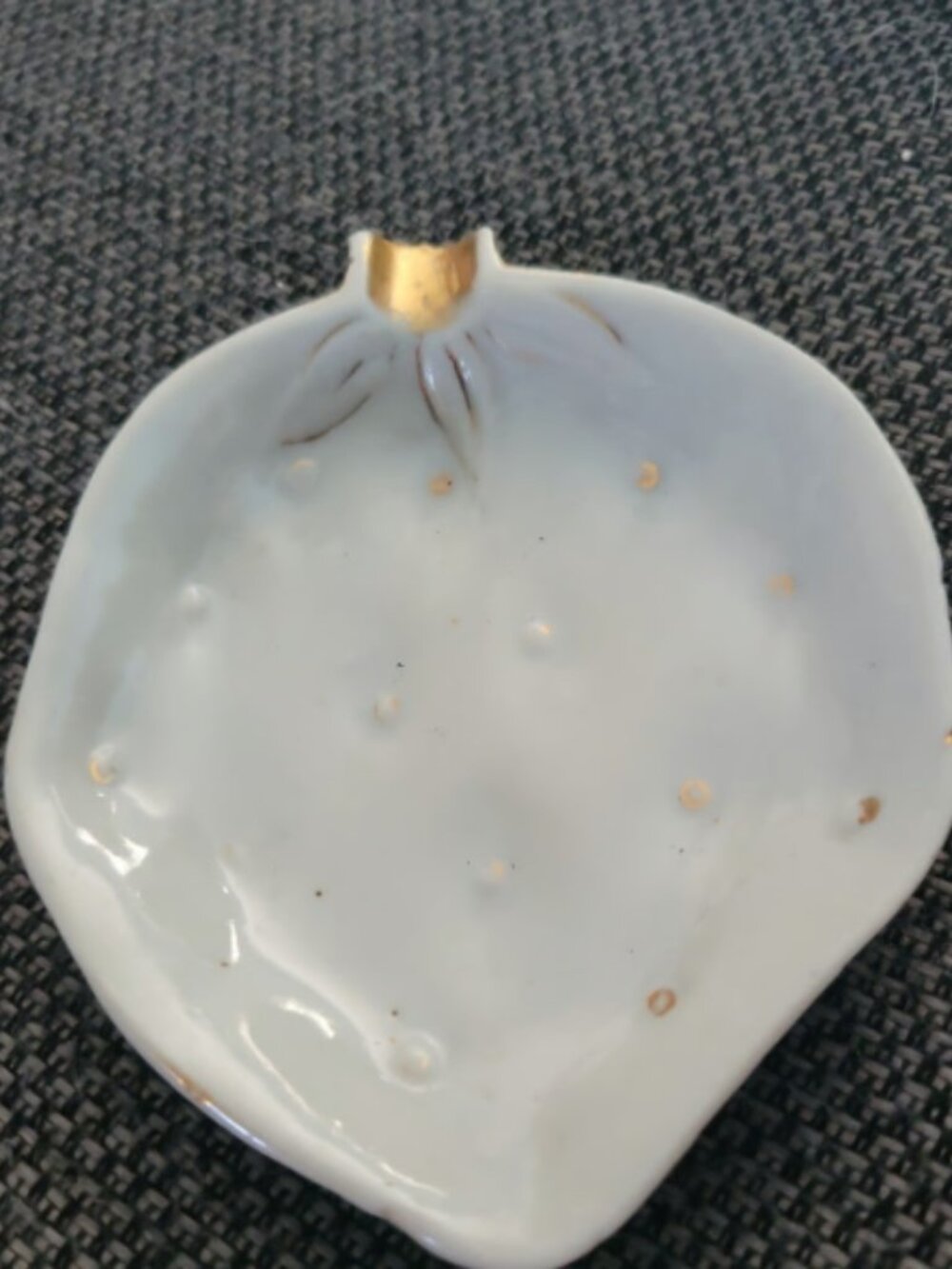 Occupied japan strawberry ash tray dish